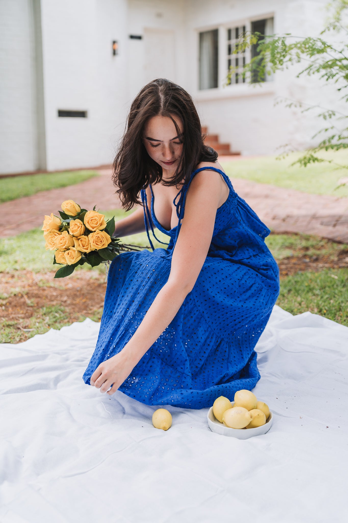 Royal Blue Skirt