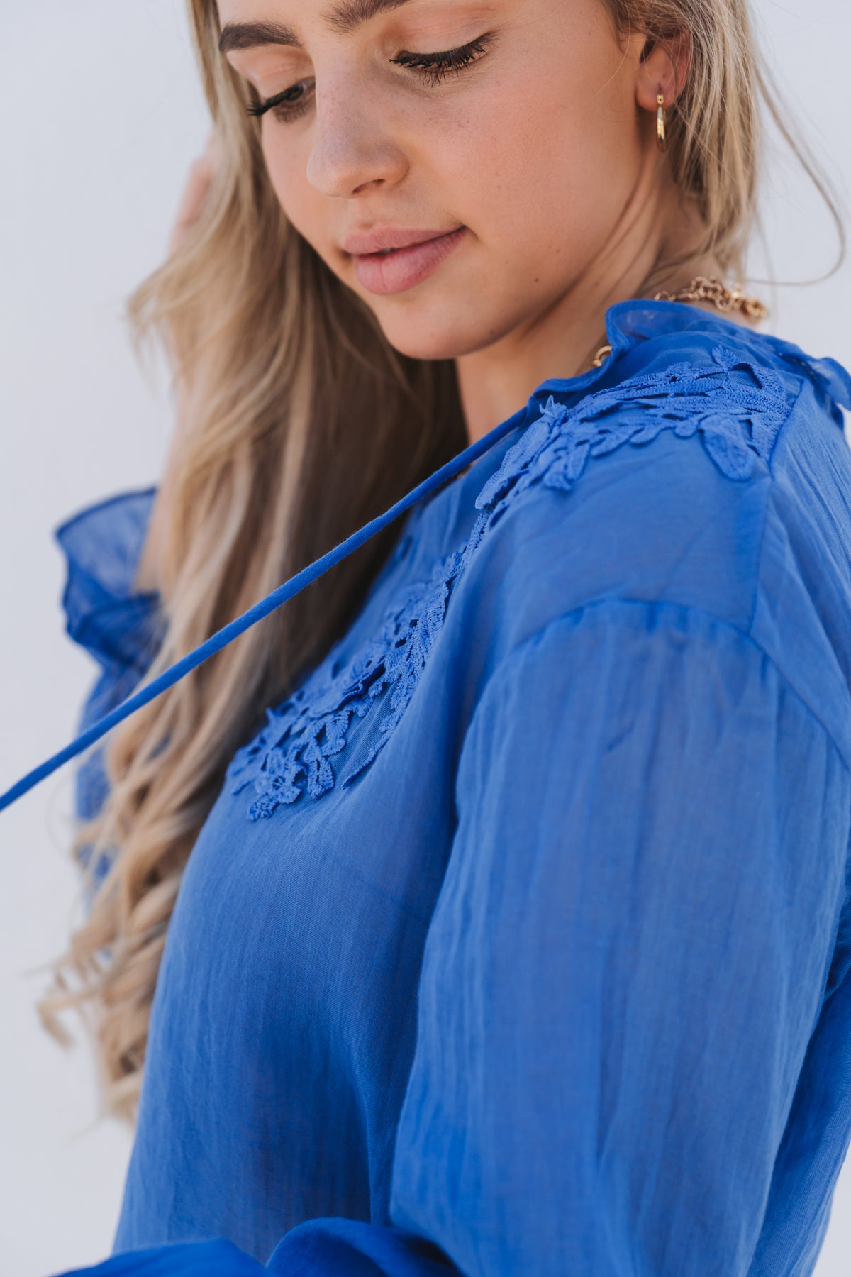 Royal Blue  Top | One Size / Fits 30-32