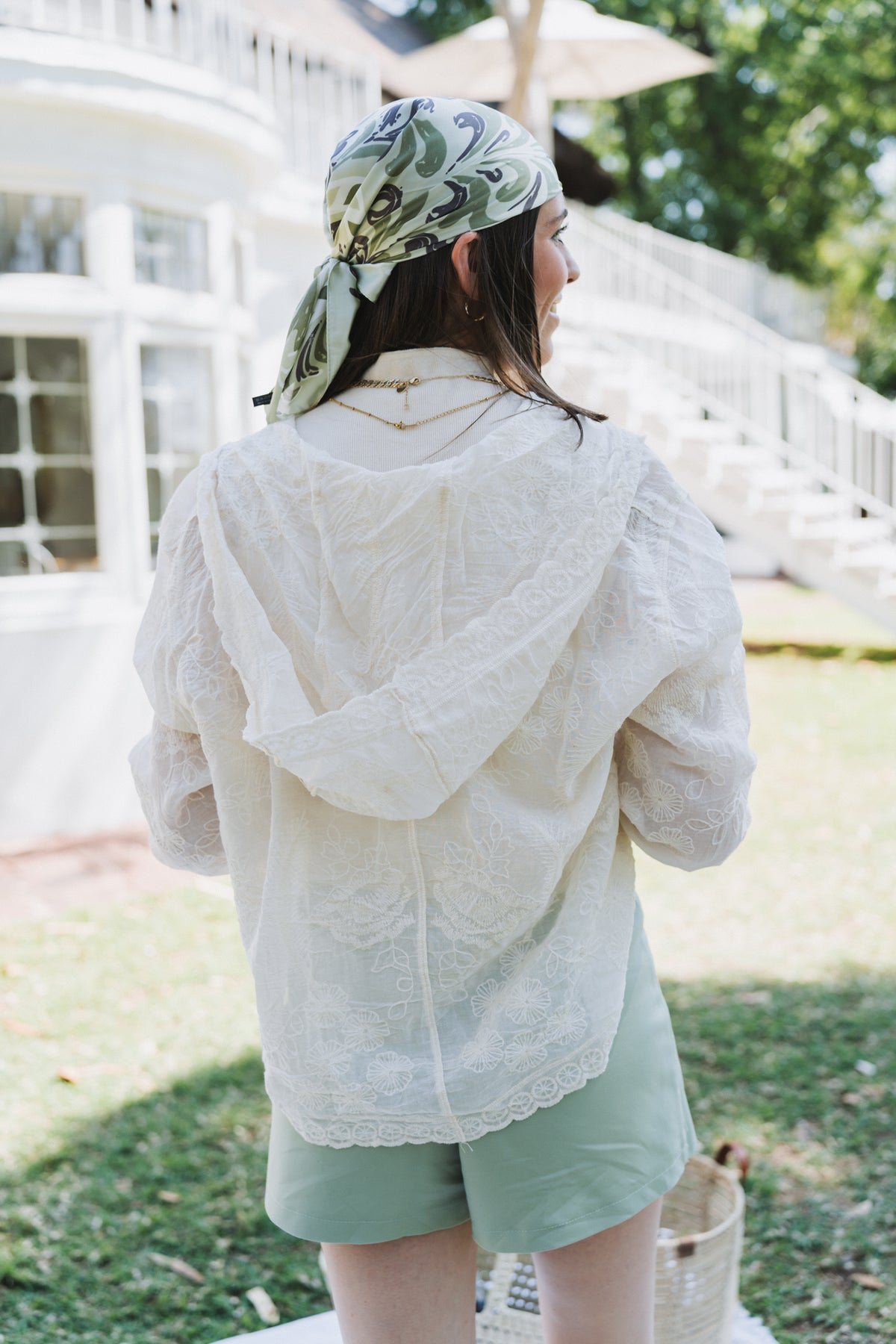 Anglaise Hoodie Cream | One Size / Fits 32-36