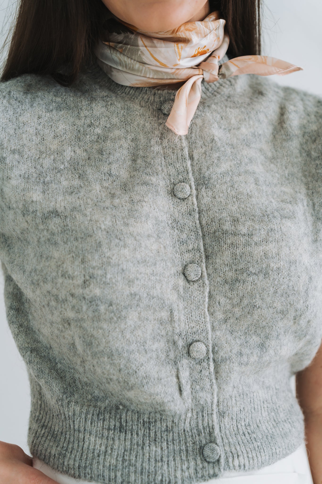 Grey Sweater Knit | Available in Sizes S, M, L
