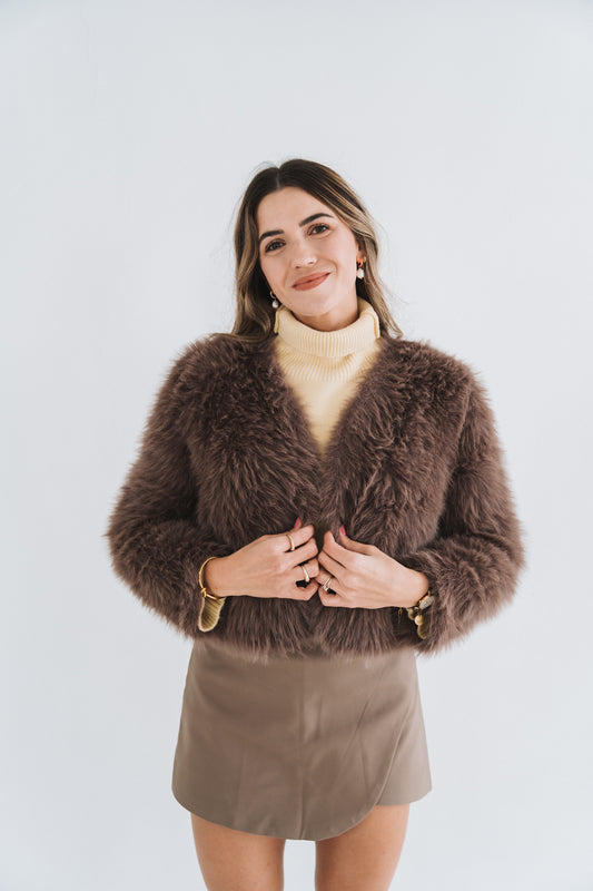 Fleur Jacket Brown