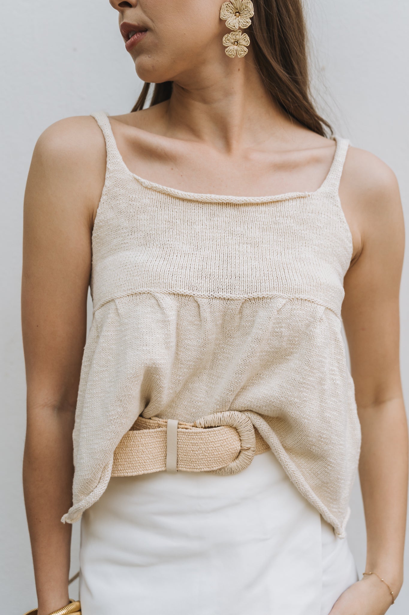 Knit Top Cream