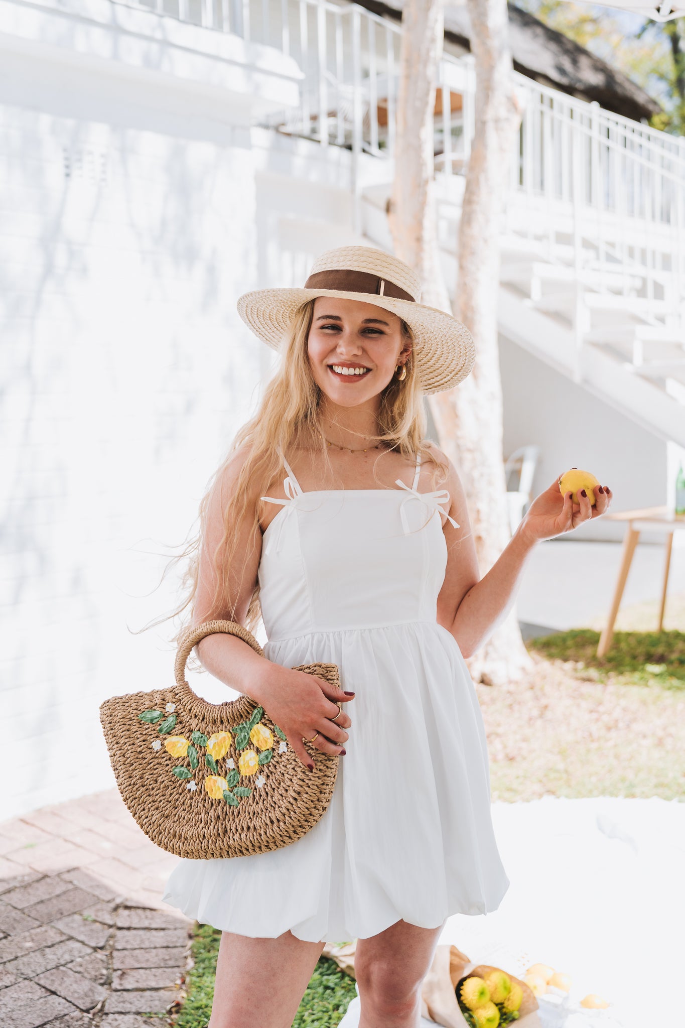 Picnic Dress White