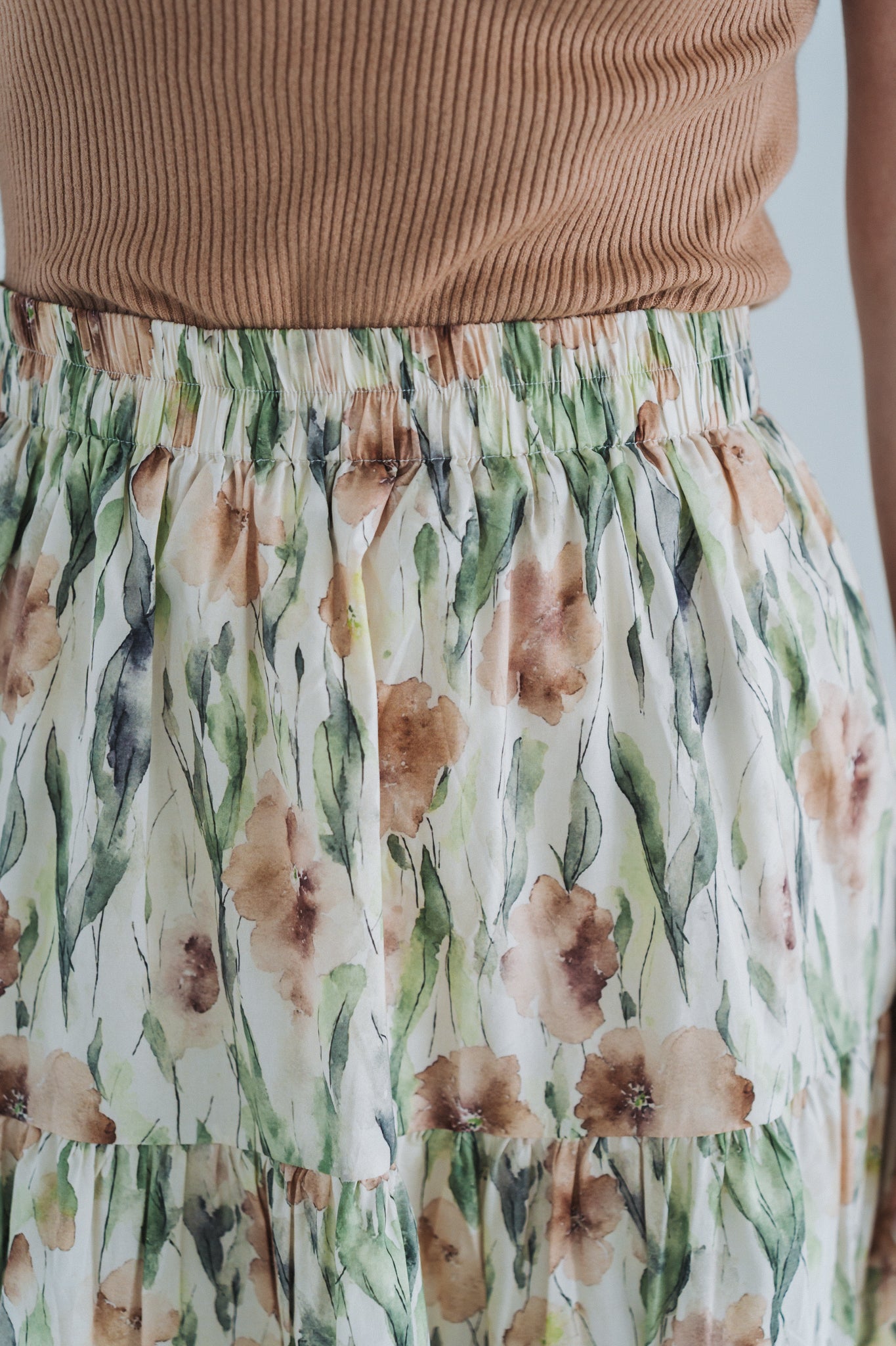 Bouquet Skirt Orange | One Size / Fits 30-36