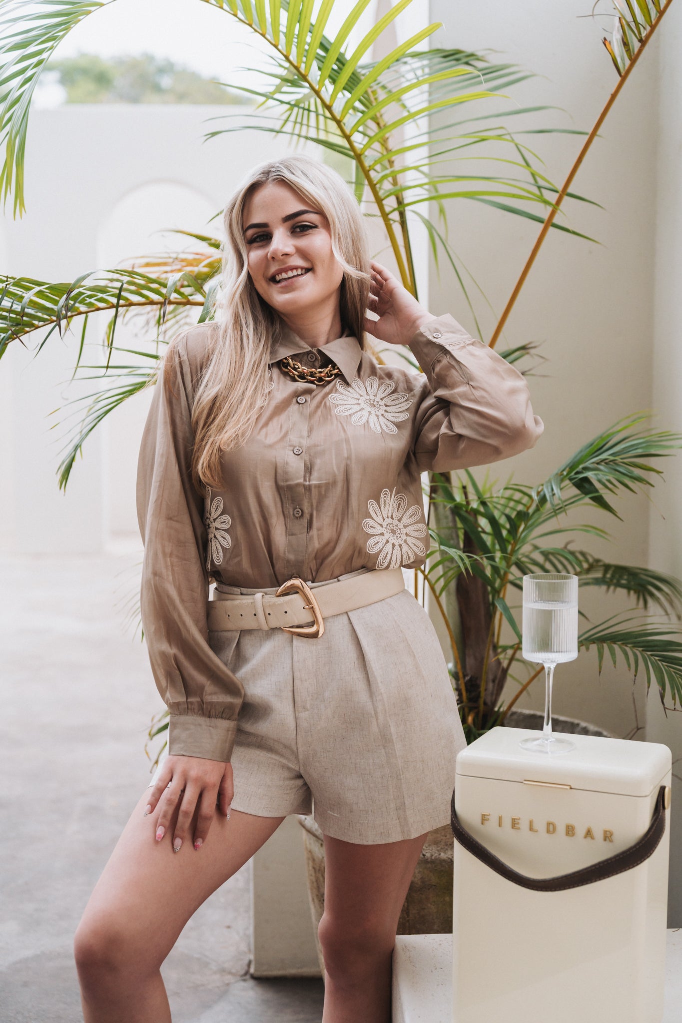 Embossed Blouse Stone