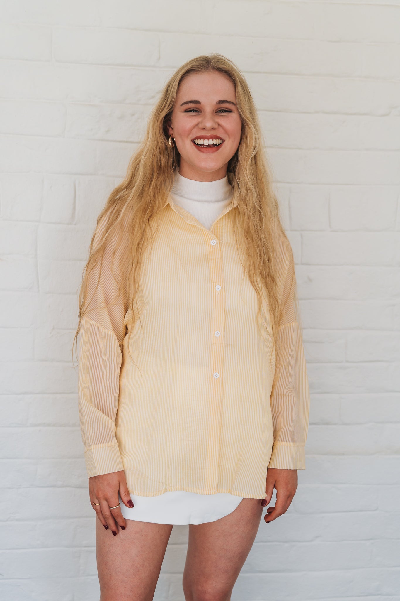 Santorini Blouse Yellow