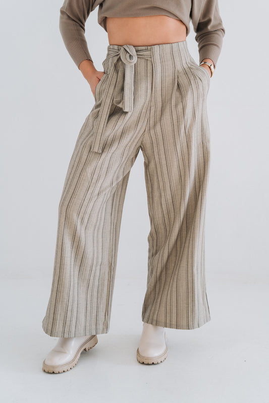 Palazzo Trouser Stripes | One Size / Fits 30-34