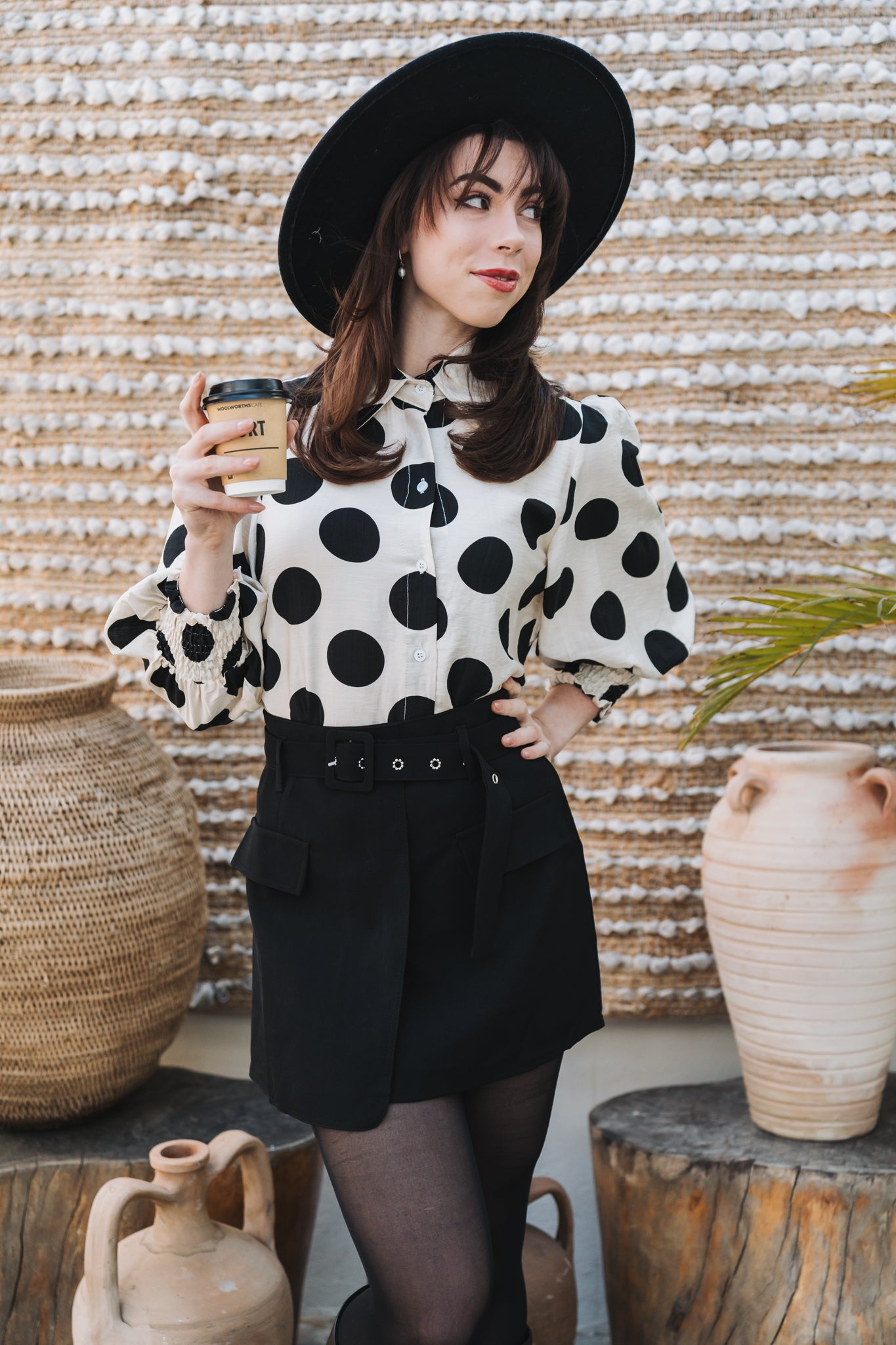 Annie Blouse Cream | One Size / Fits 30-34