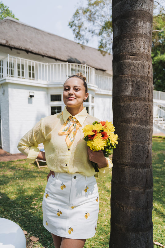 Beach Blouse Yellow