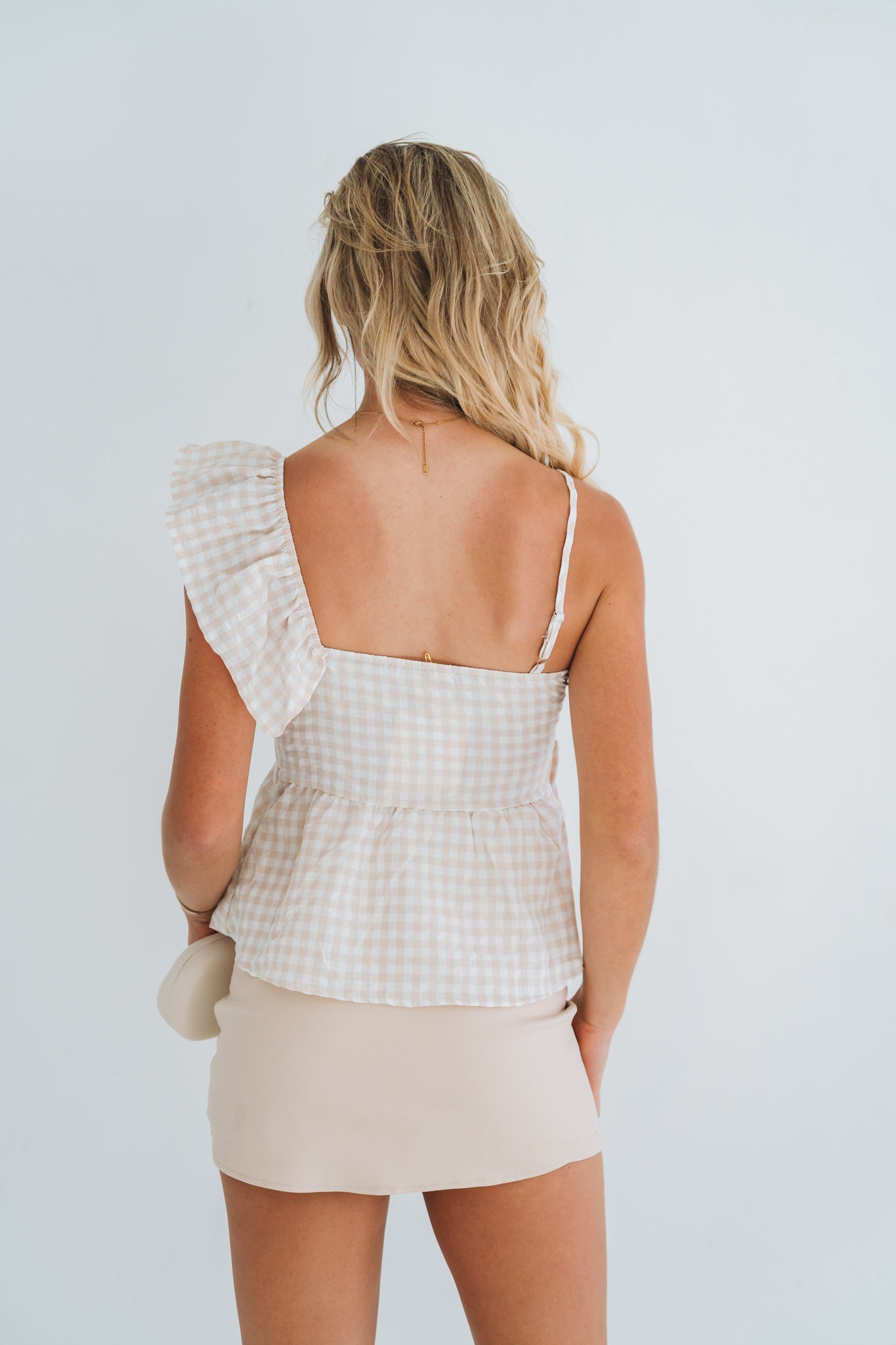 Picnic Frill Top Cream
