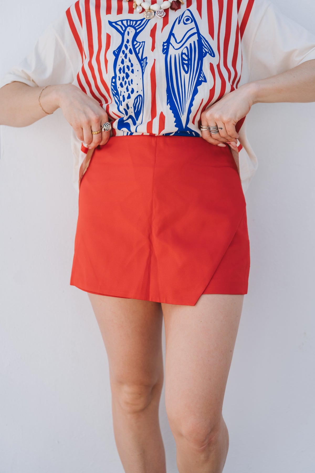 Candy Skort Red