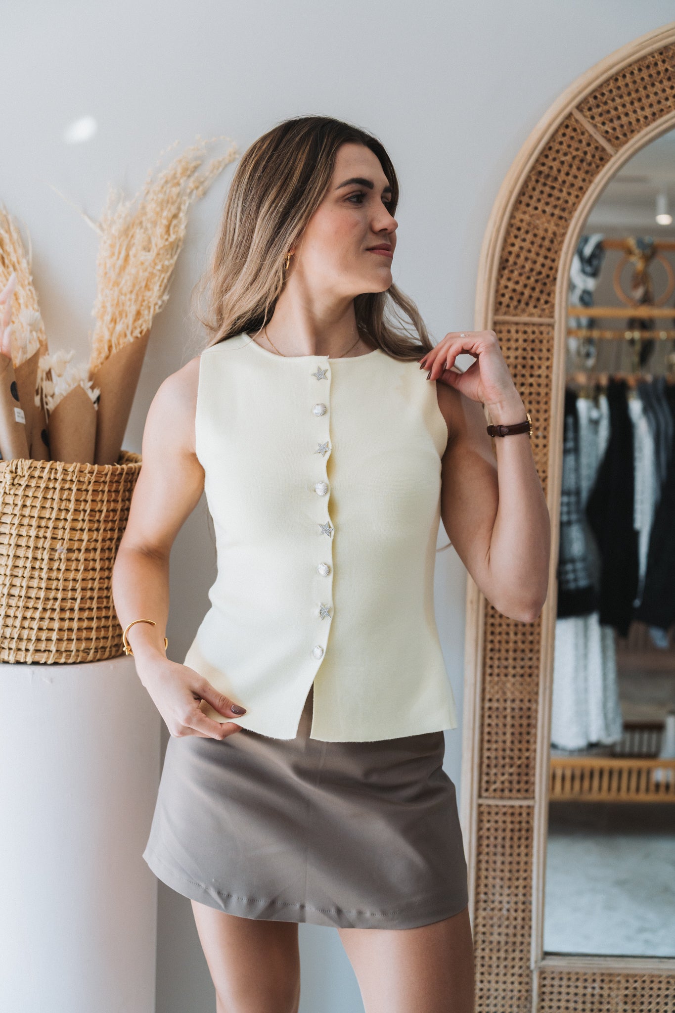 Soft Yellow Waistcoat