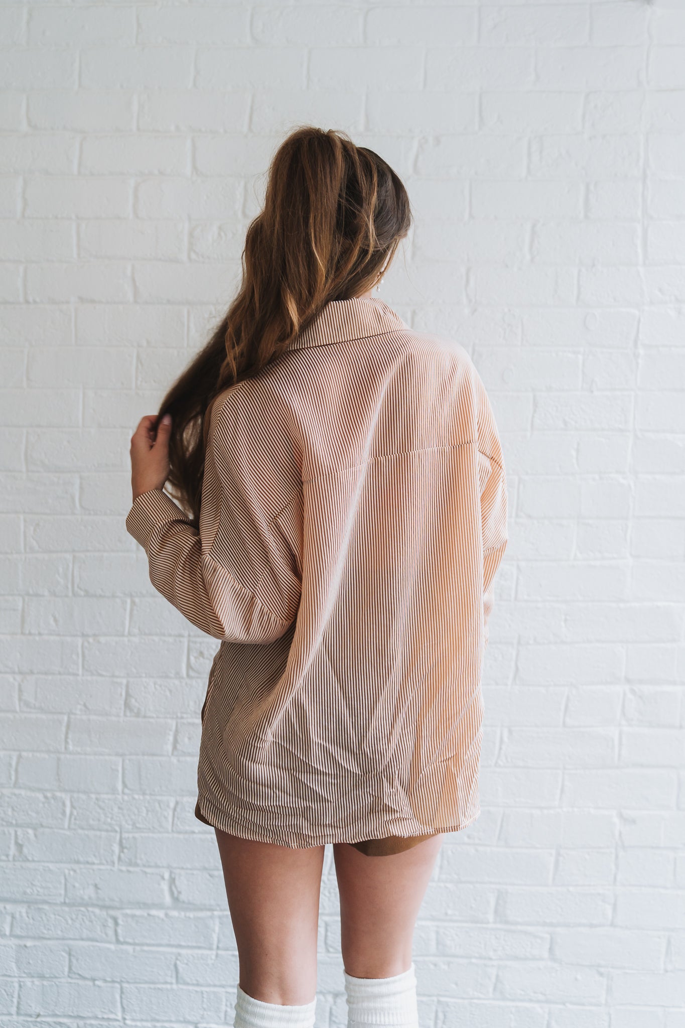 Santorini Blouse Rust
