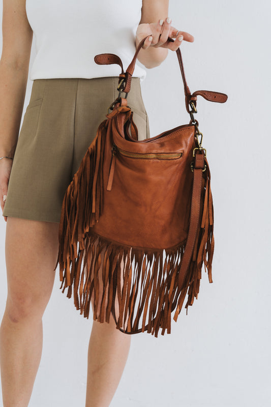 Tassel Leather Bag