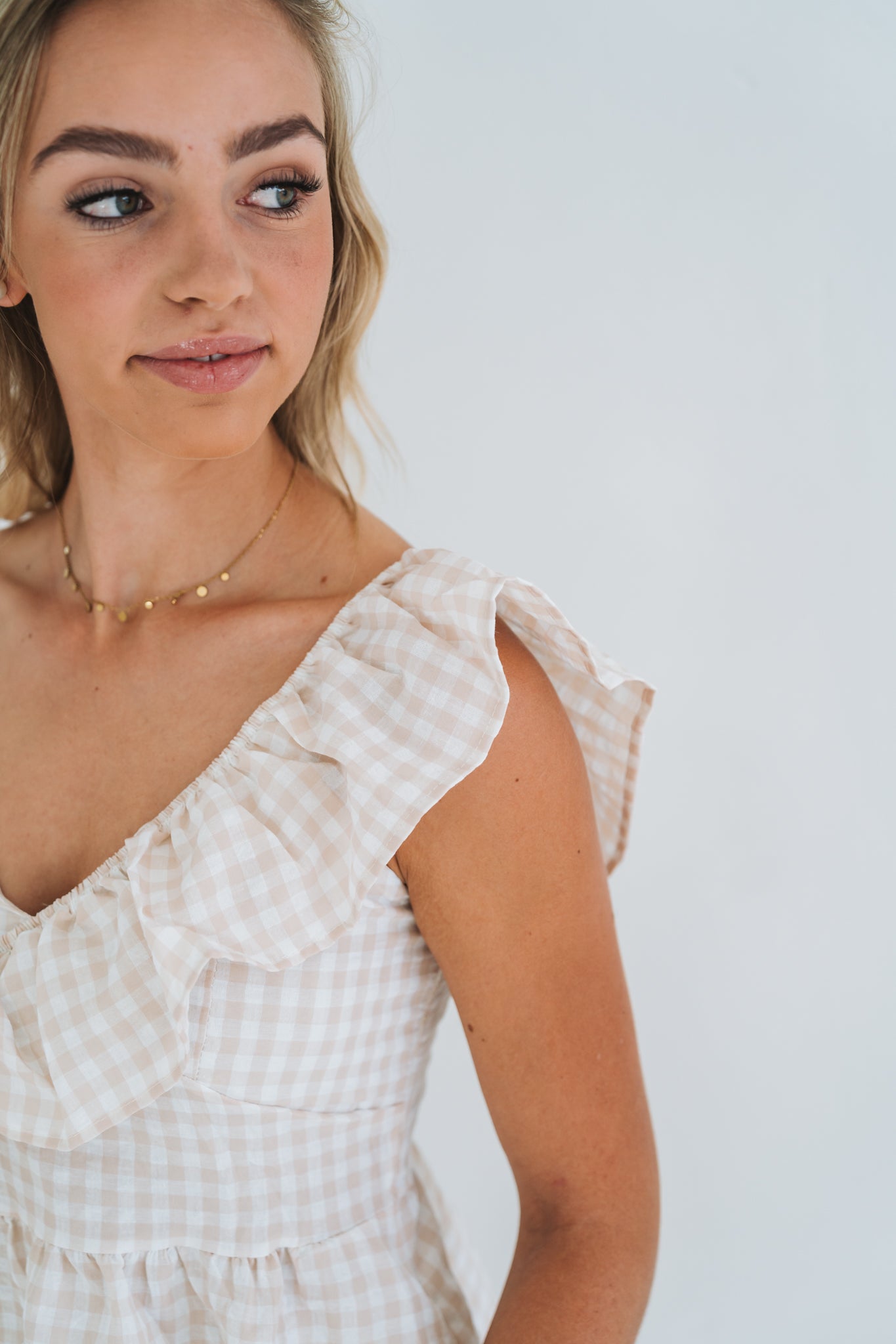 Picnic Frill Top Cream