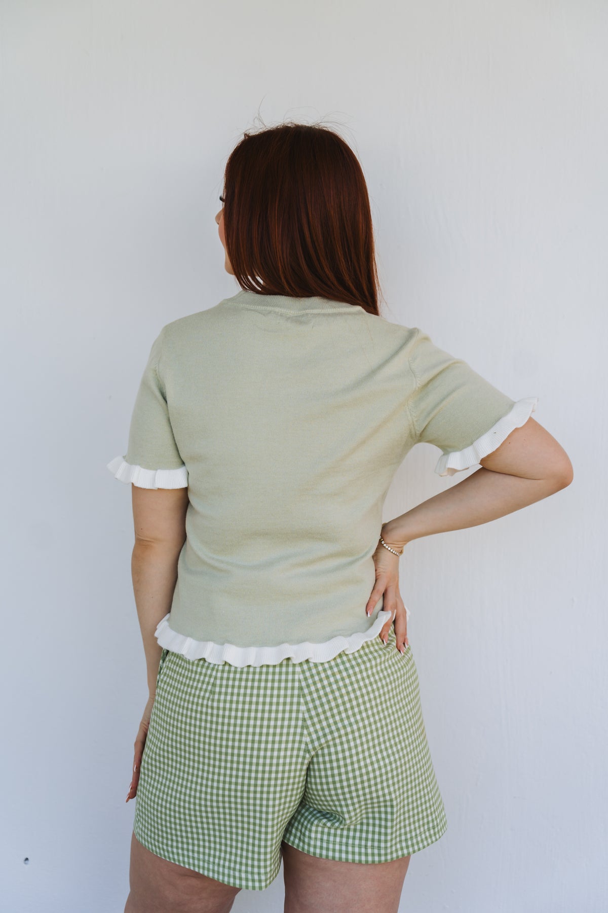 Daisy Button Knit Mint | One Size / Fits 30-34