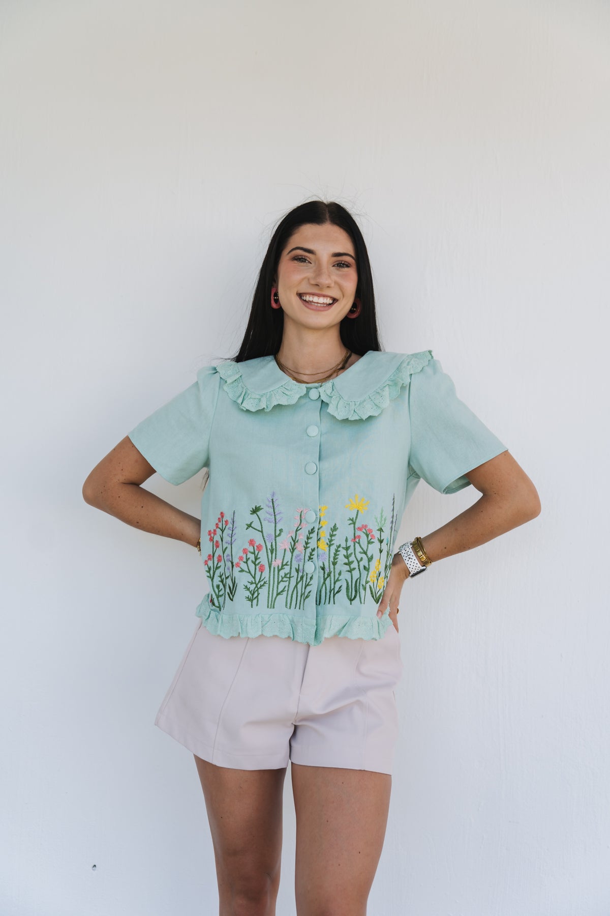 Dahlia Top Sage |One Size / Fits 30-34
