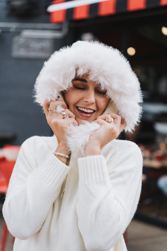 Fluff Hoody Cream