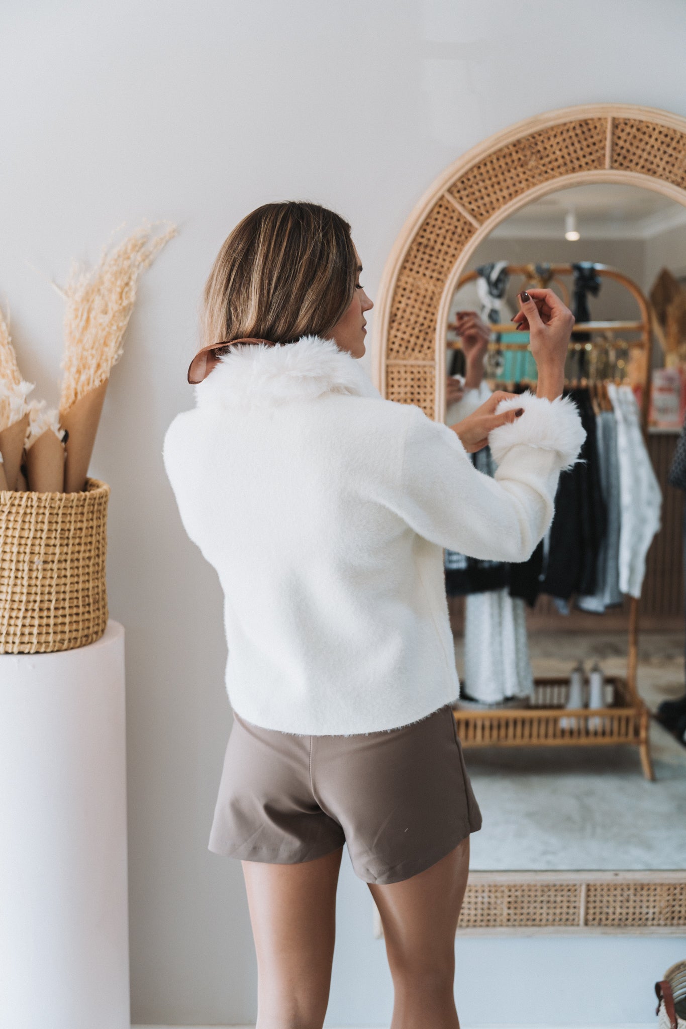 Leah Jacket White