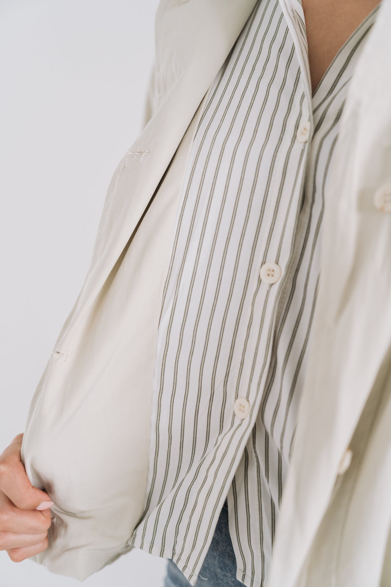 Pastel Collar Jacket Mint | One Size / Fits 30-36