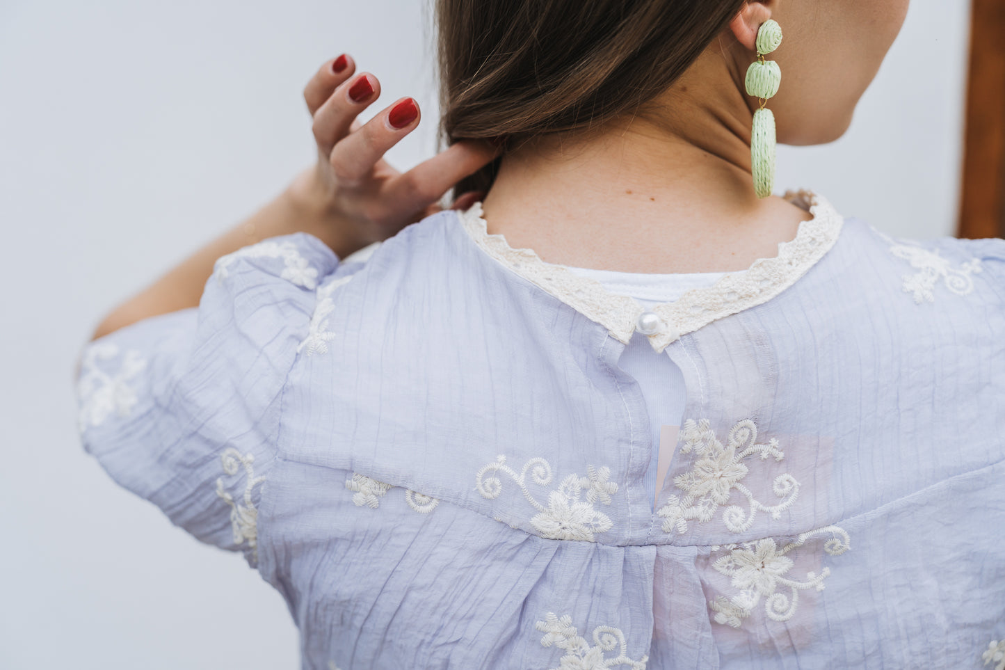 Flora Crochet Top Lilac