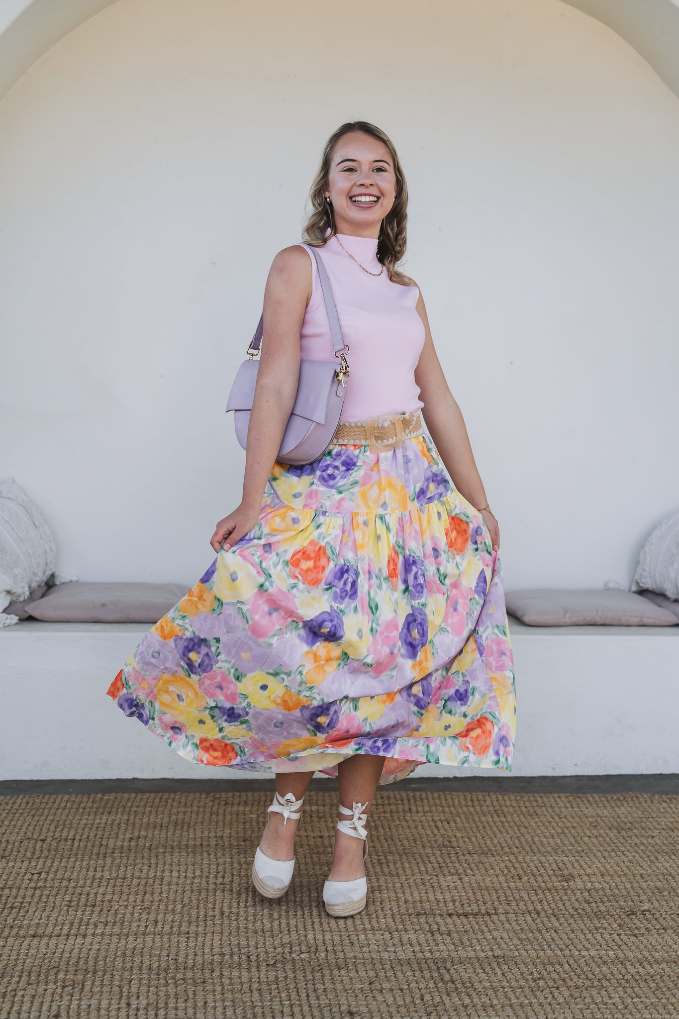 Mona Skirt Lilac