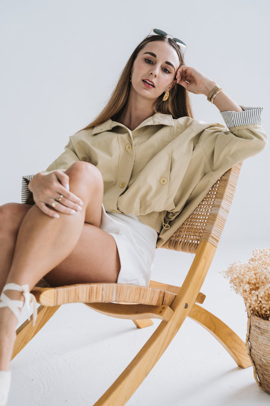 Pastel Jacket Olive | One Size / Fits 30-36