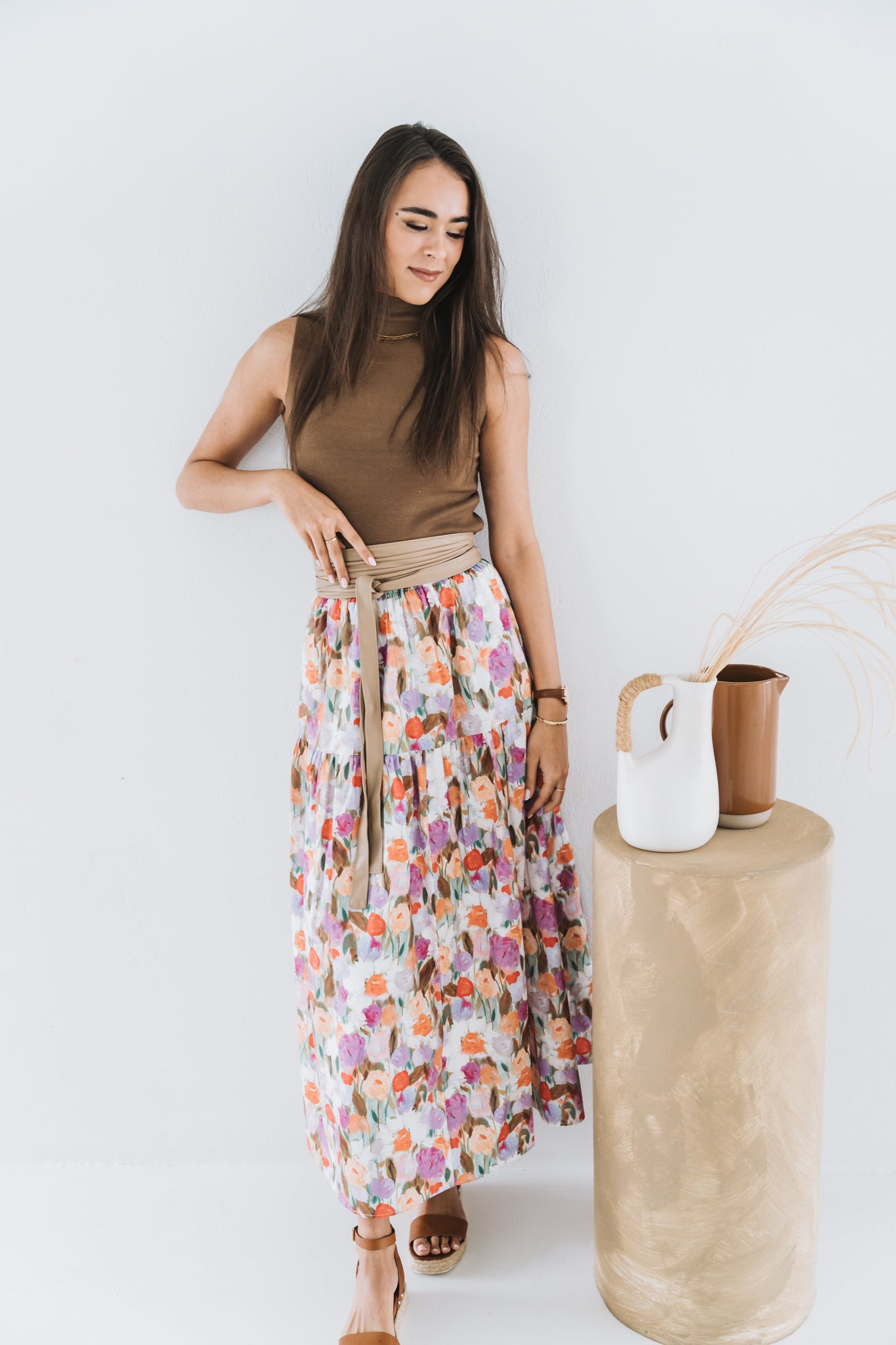 Bouquet Skirt Purple | One Size / Fits 30-36