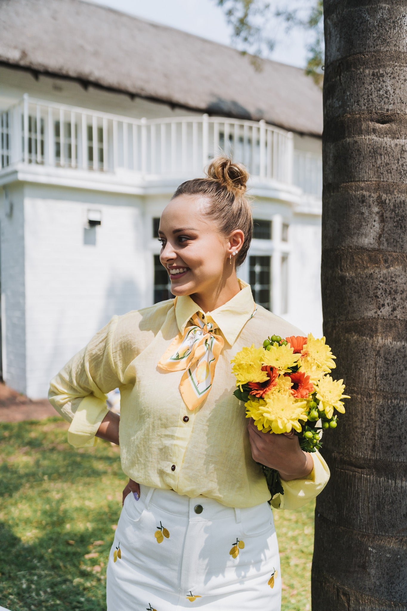 Beach Blouse Yellow