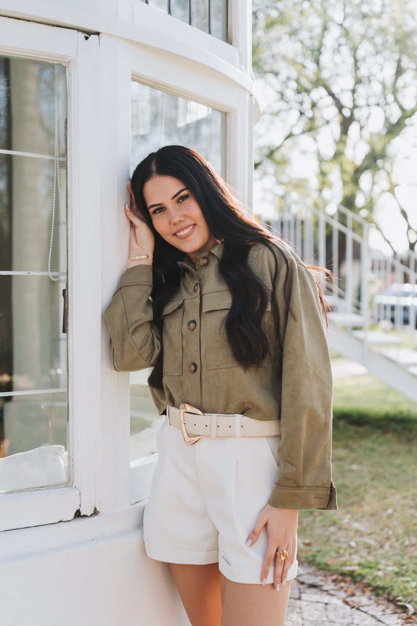 Tay Velvet Jacket Olive | One Size / Fits 30-34