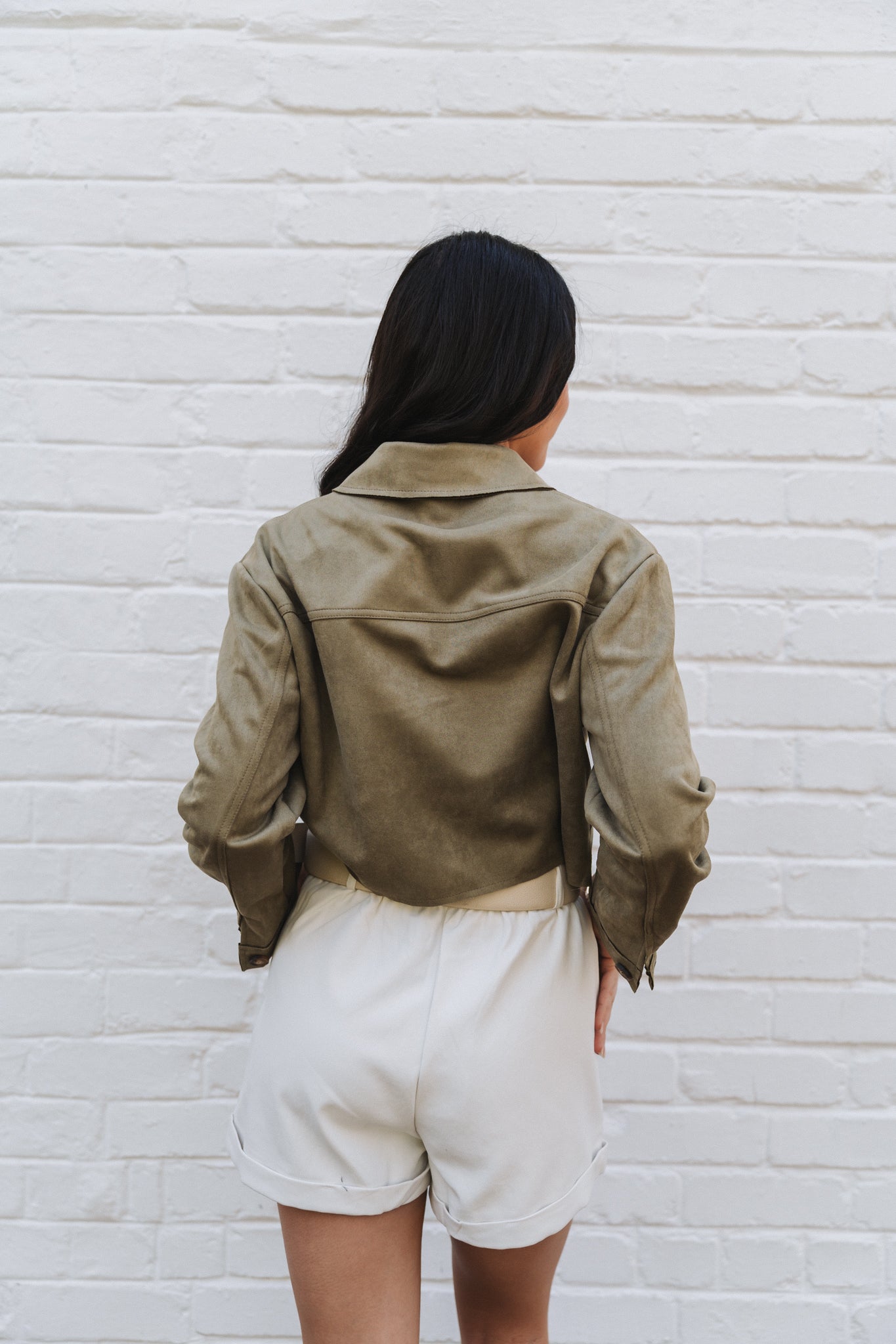Tay Velvet Jacket Olive | One Size / Fits 30-34