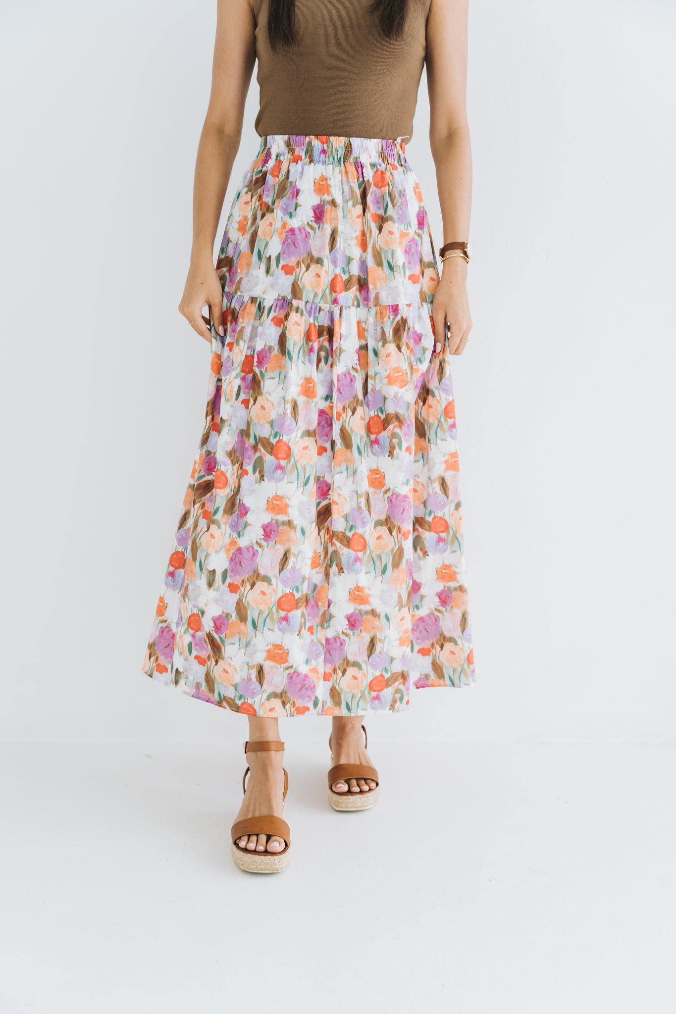 Bouquet Skirt Purple | One Size / Fits 30-36