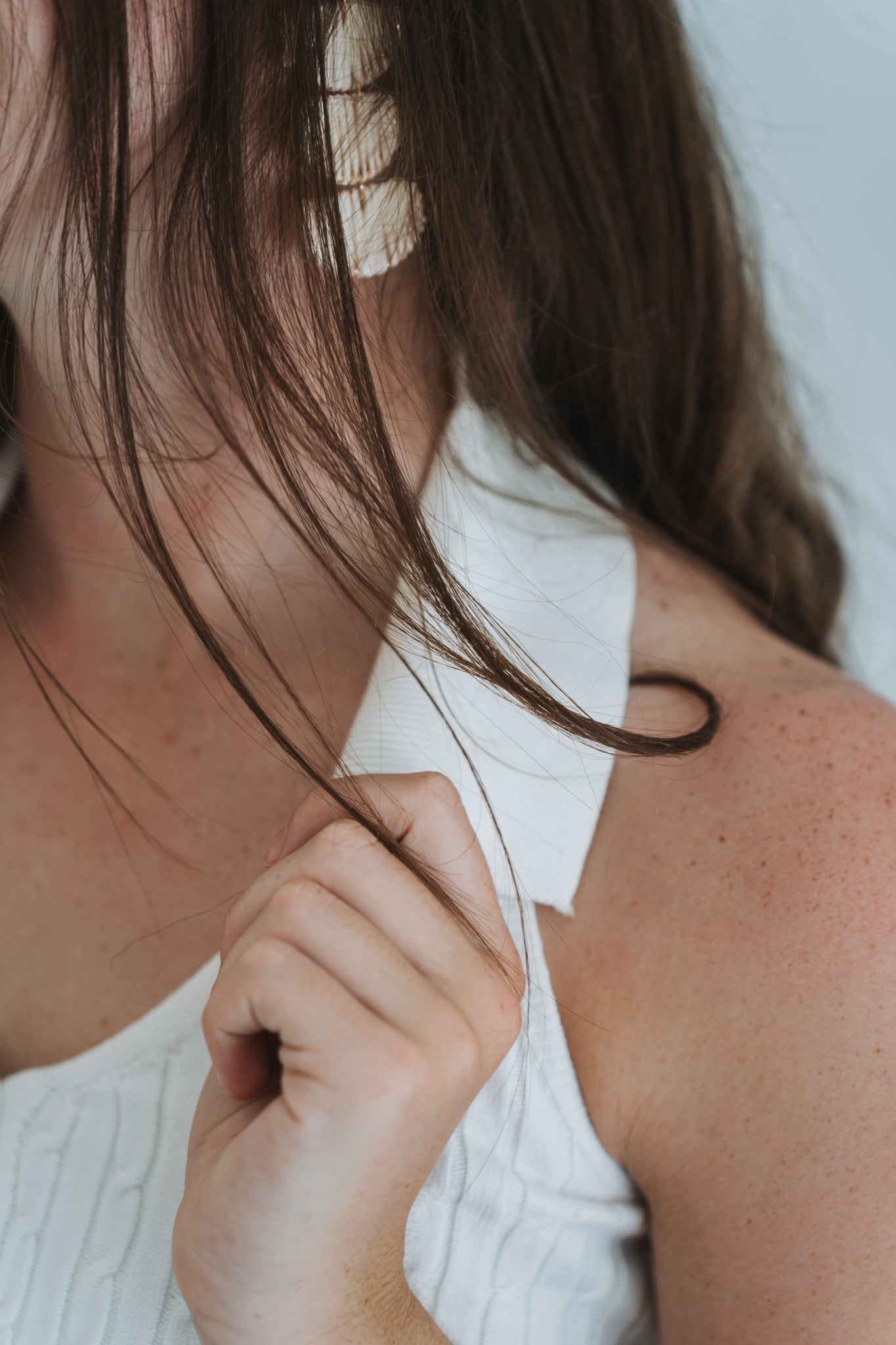 Knit Crop Waistcoat White