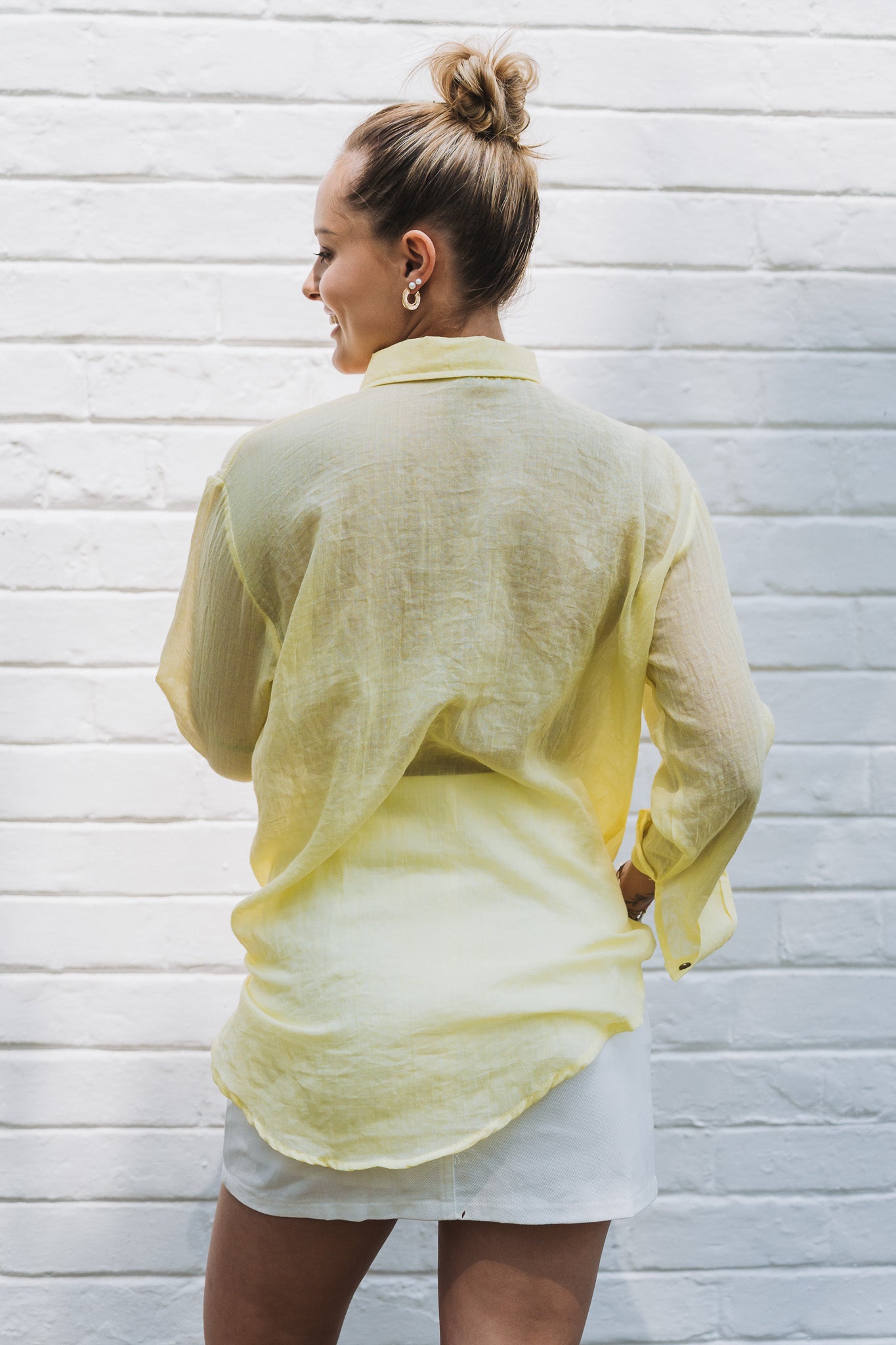 Beach Blouse Yellow