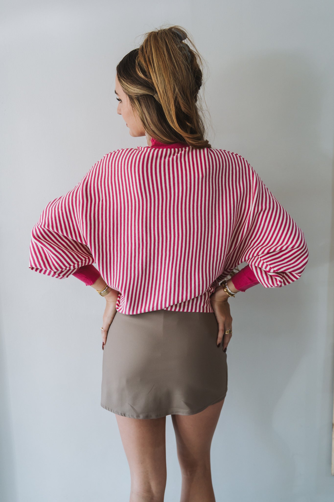Stripey Knit Purple
