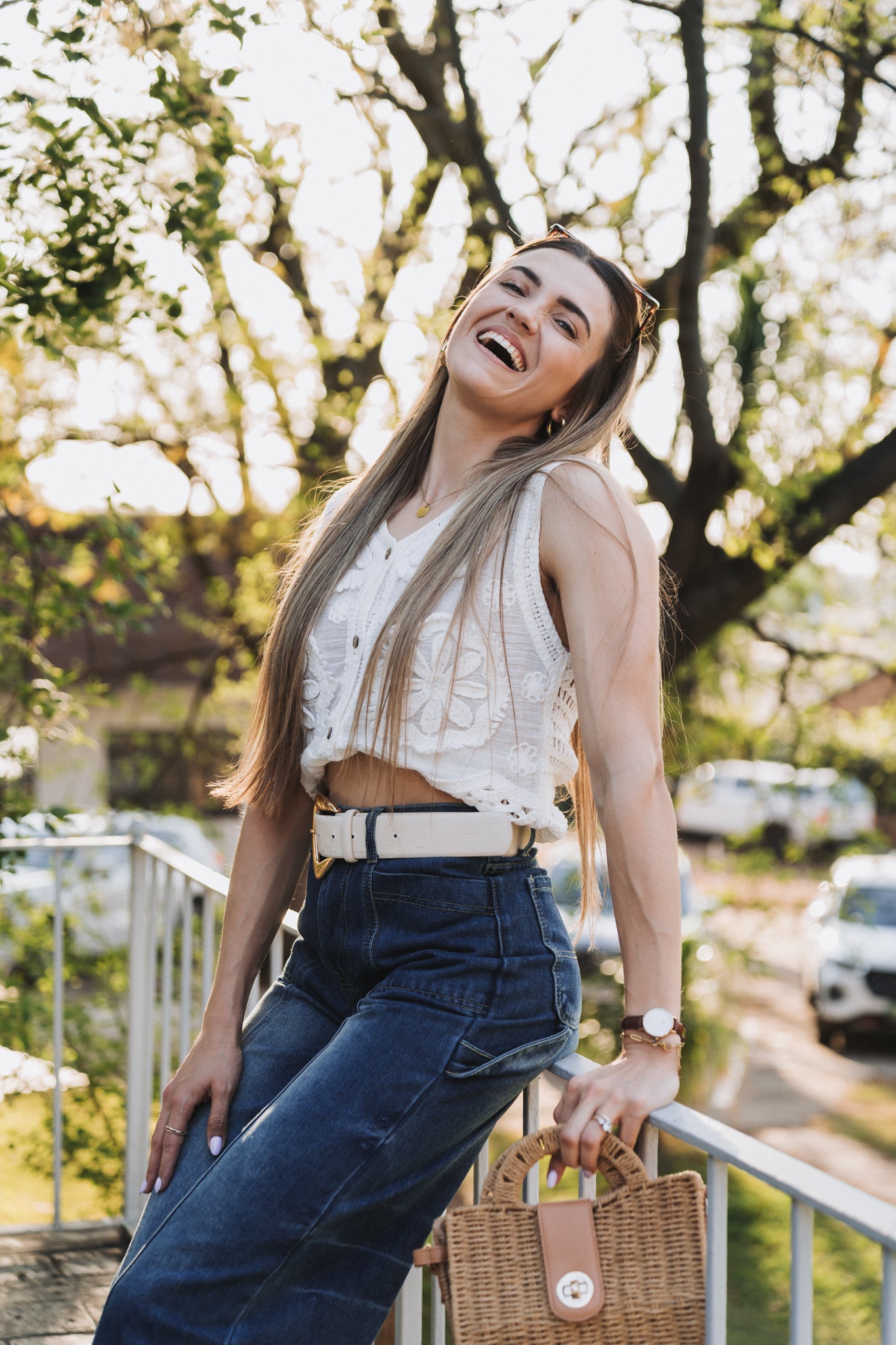 Boho Waistcoat White | One Size / Fits 30-34