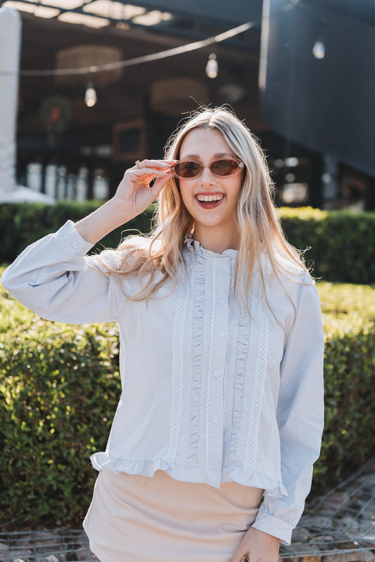 Demi Blouse Blue