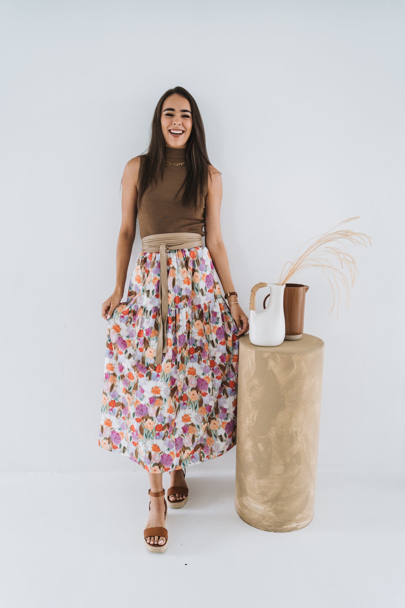 Bouquet Skirt Purple | One Size / Fits 30-36