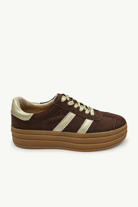 Bree Julz Sneaker Chestnut