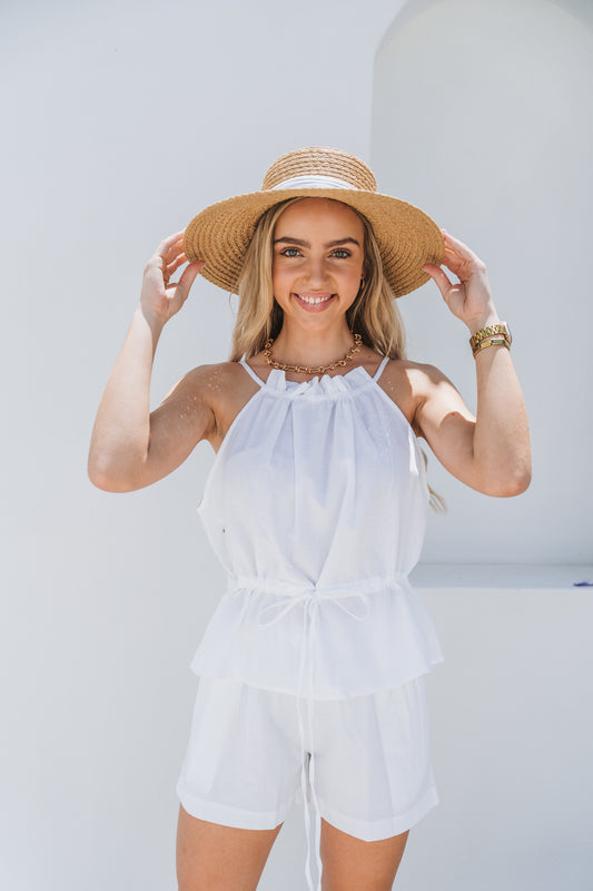 Beach Set Top White | One Size / Fits 30-34