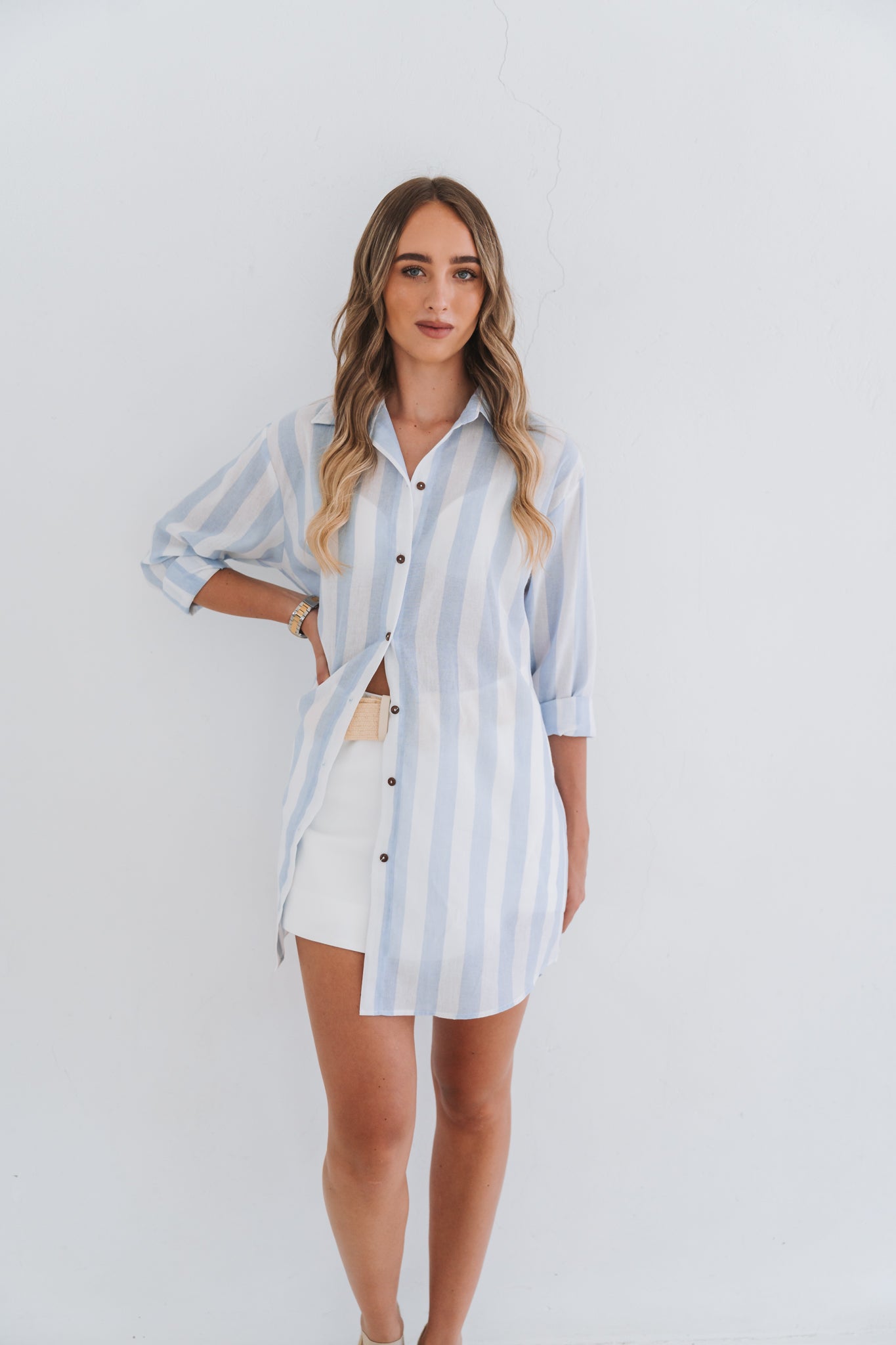 Dress Blouse Blue