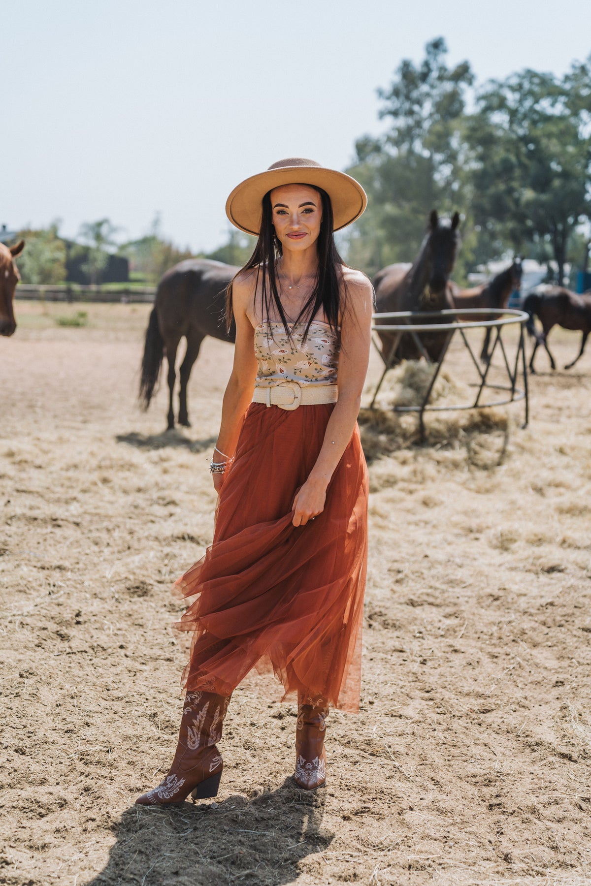 Ballerina Skirt Rust | One Size / Fits 30-36