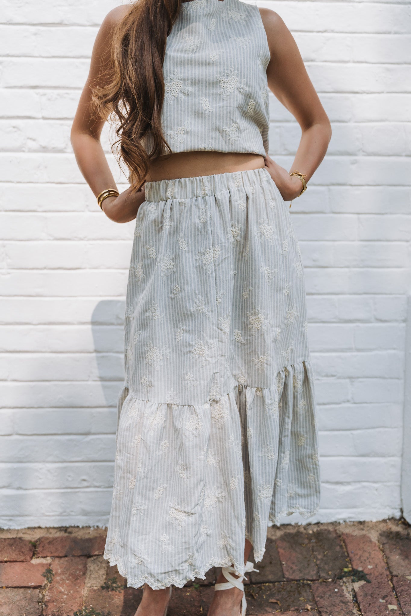Lilly Set Skirt Grey