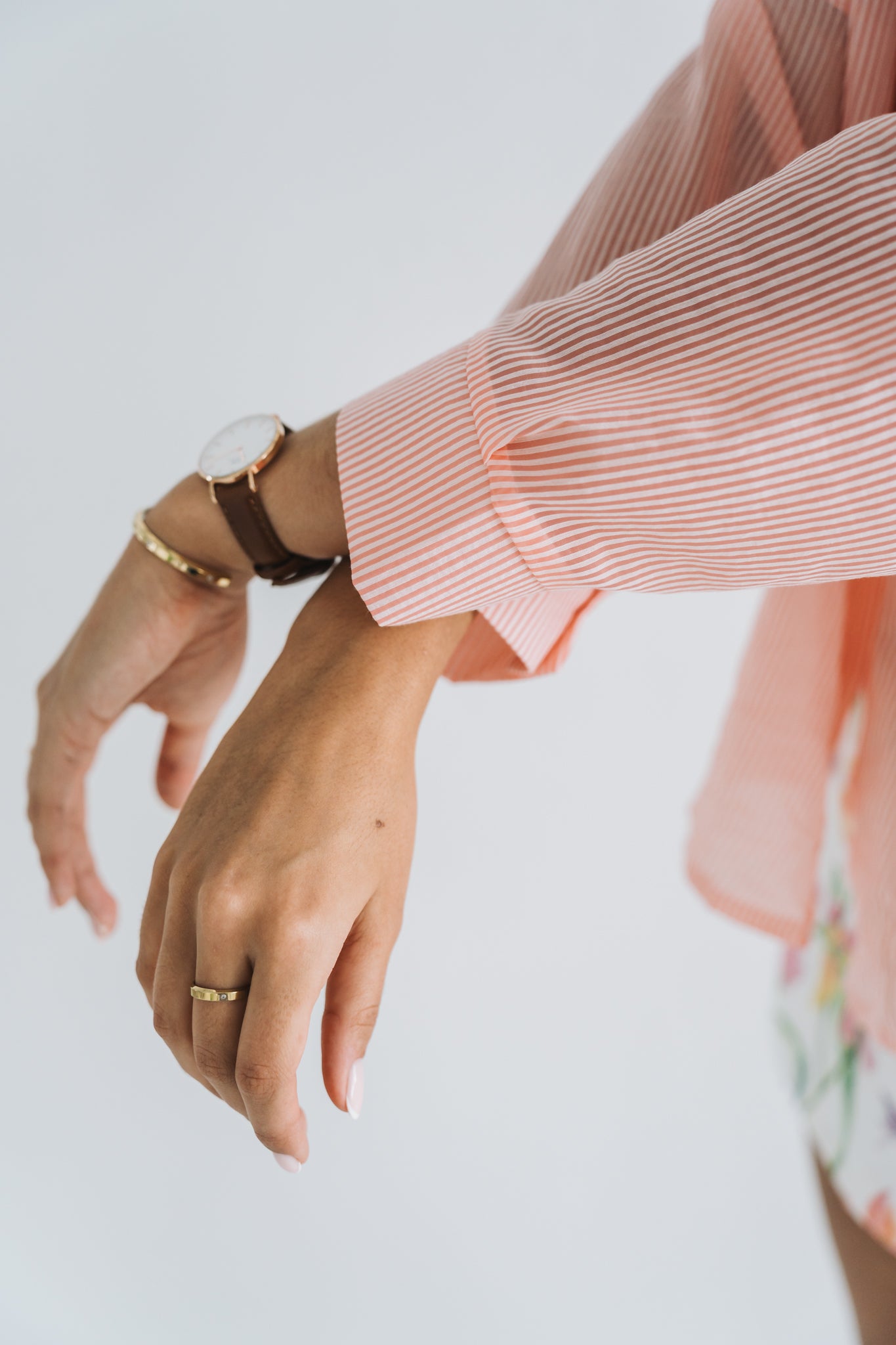 Santorini Blouse Coral | One Size / Fits 30-36