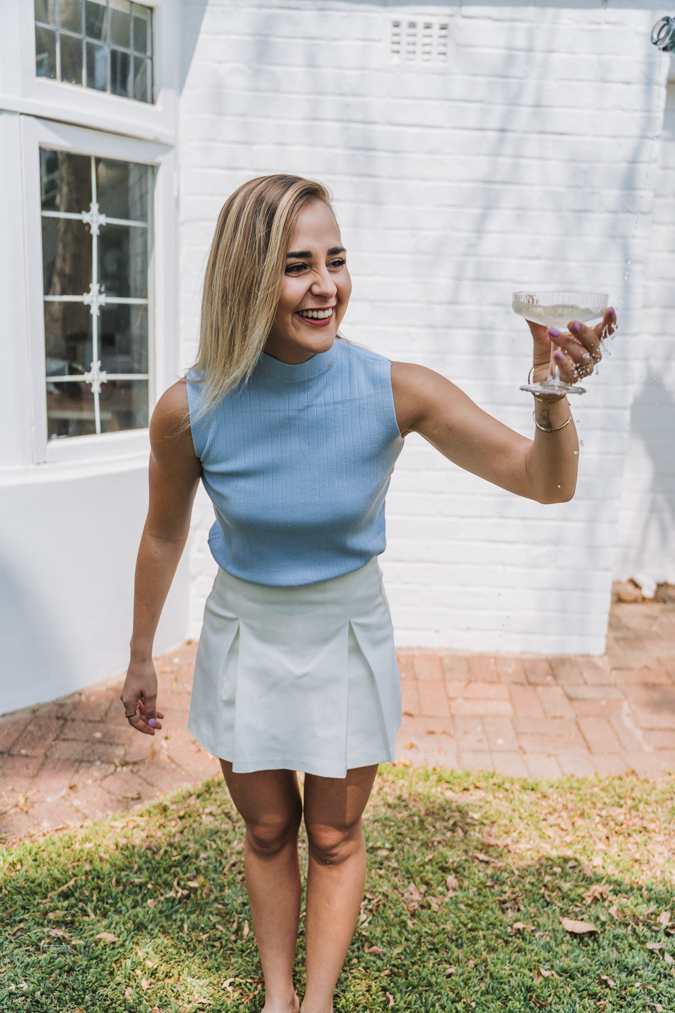 Blaire Skort White