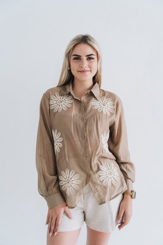 Embossed Blouse Stone