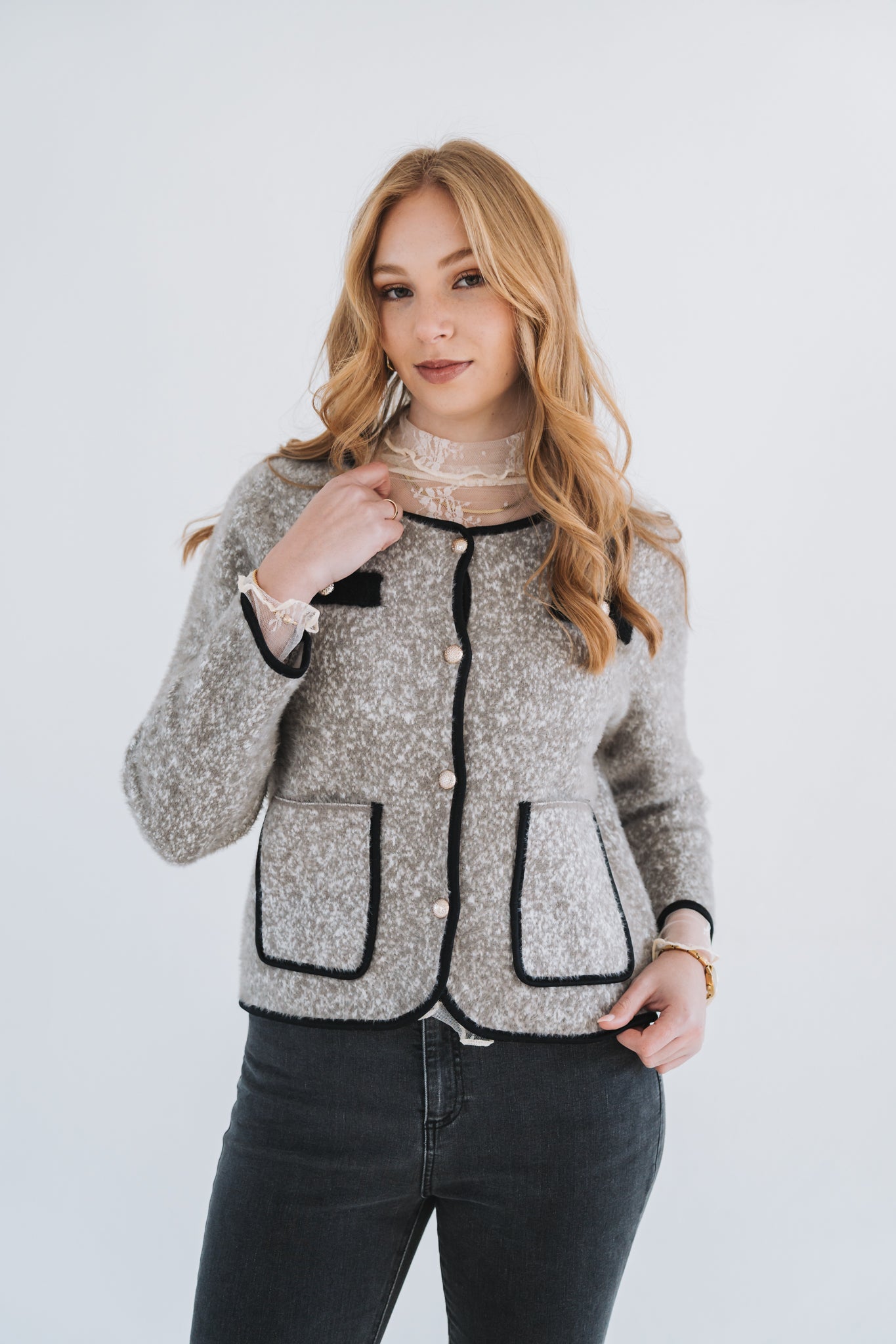 Diana Jacket Dark Grey | One Size / Fits 30-34