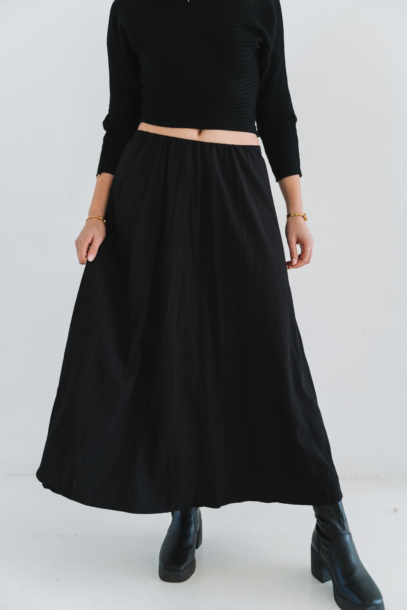 Maxi Skirt Black | One Size / Fits 30-34