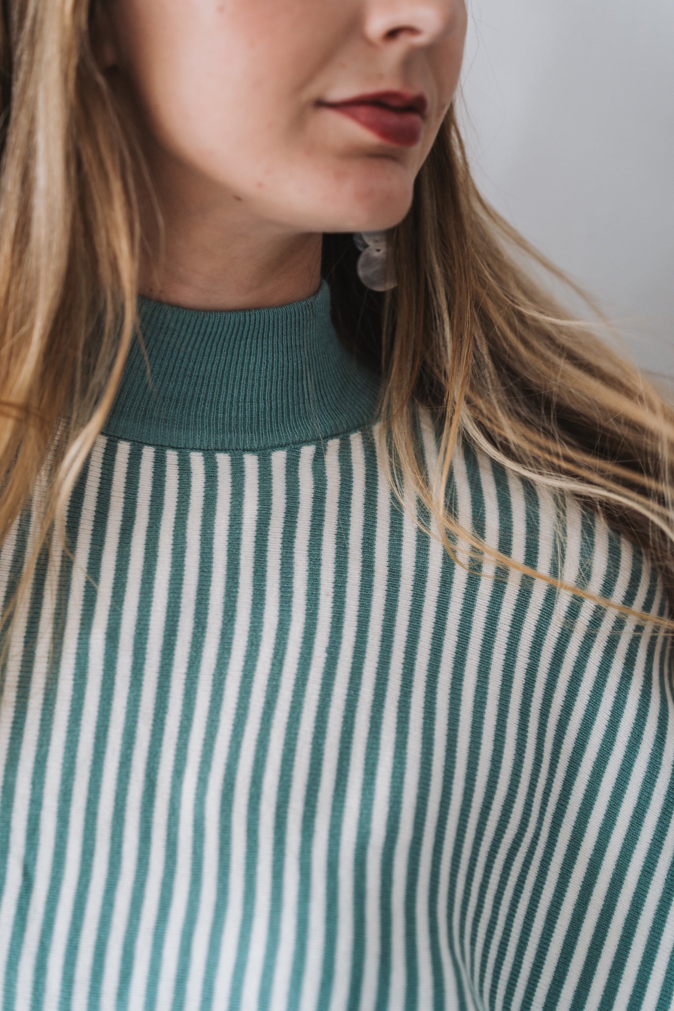 Stripey Knit Sage