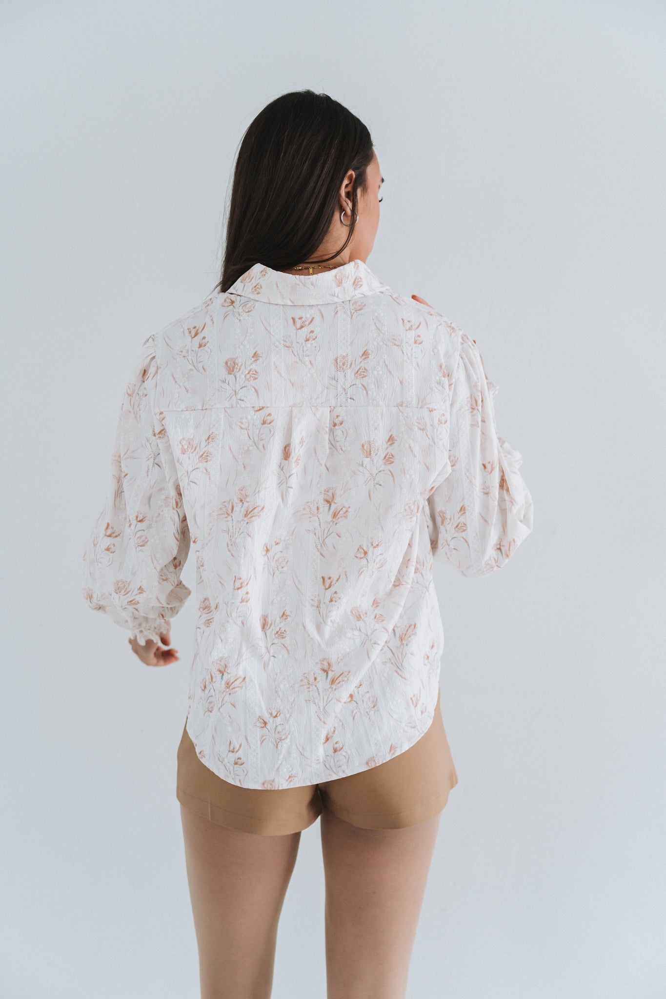 Rose Blouse Cream | One Size / Fits 30-36